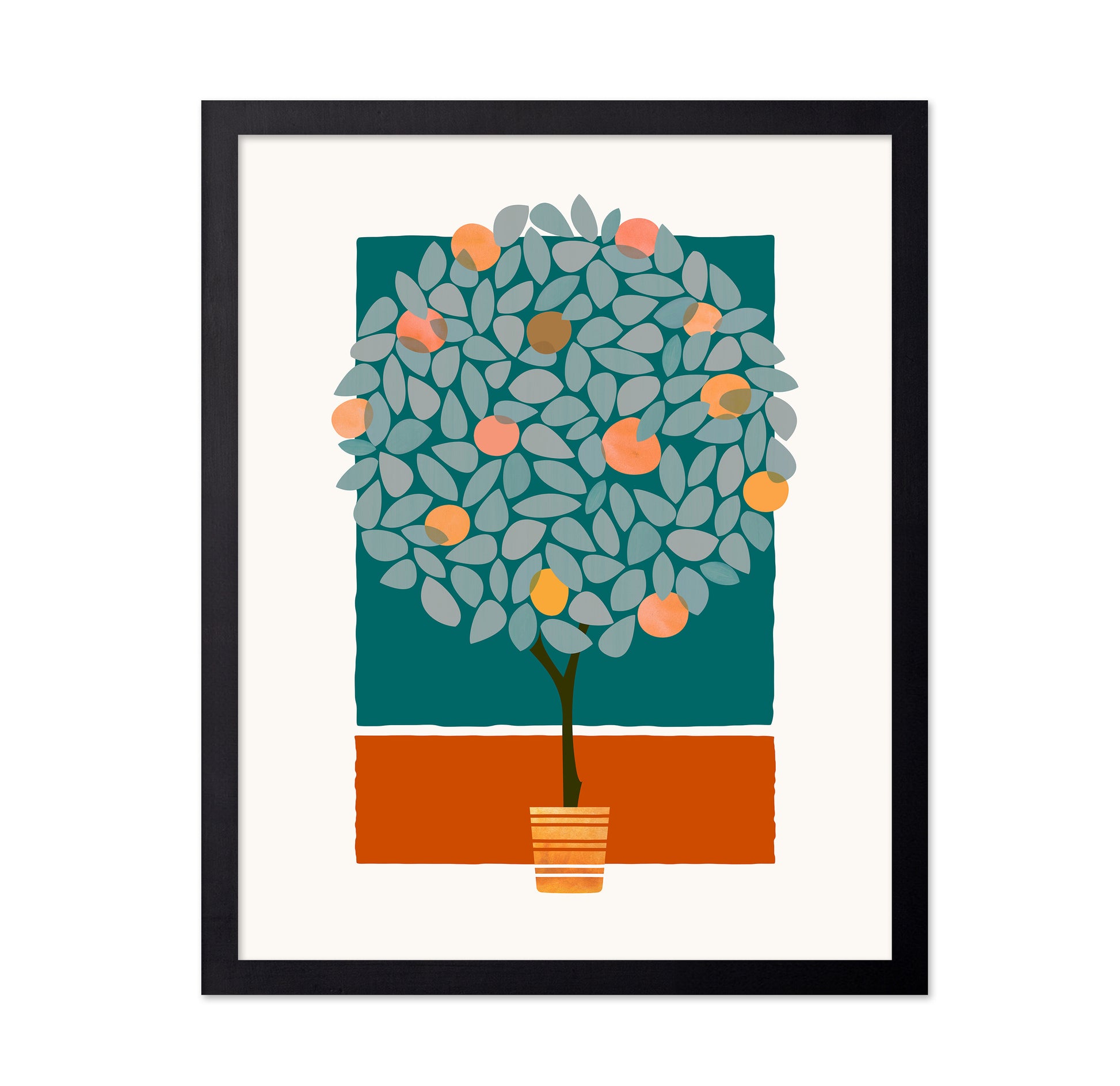 Orange Tree At Midnight
