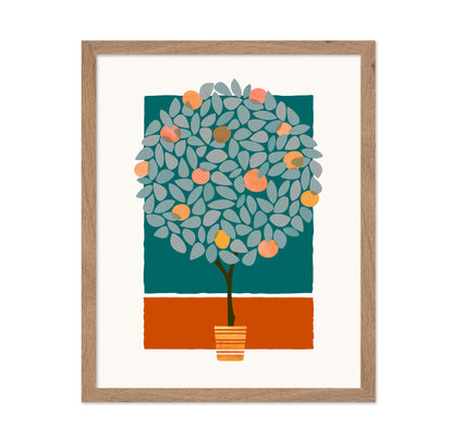 Orange Tree At Midnight