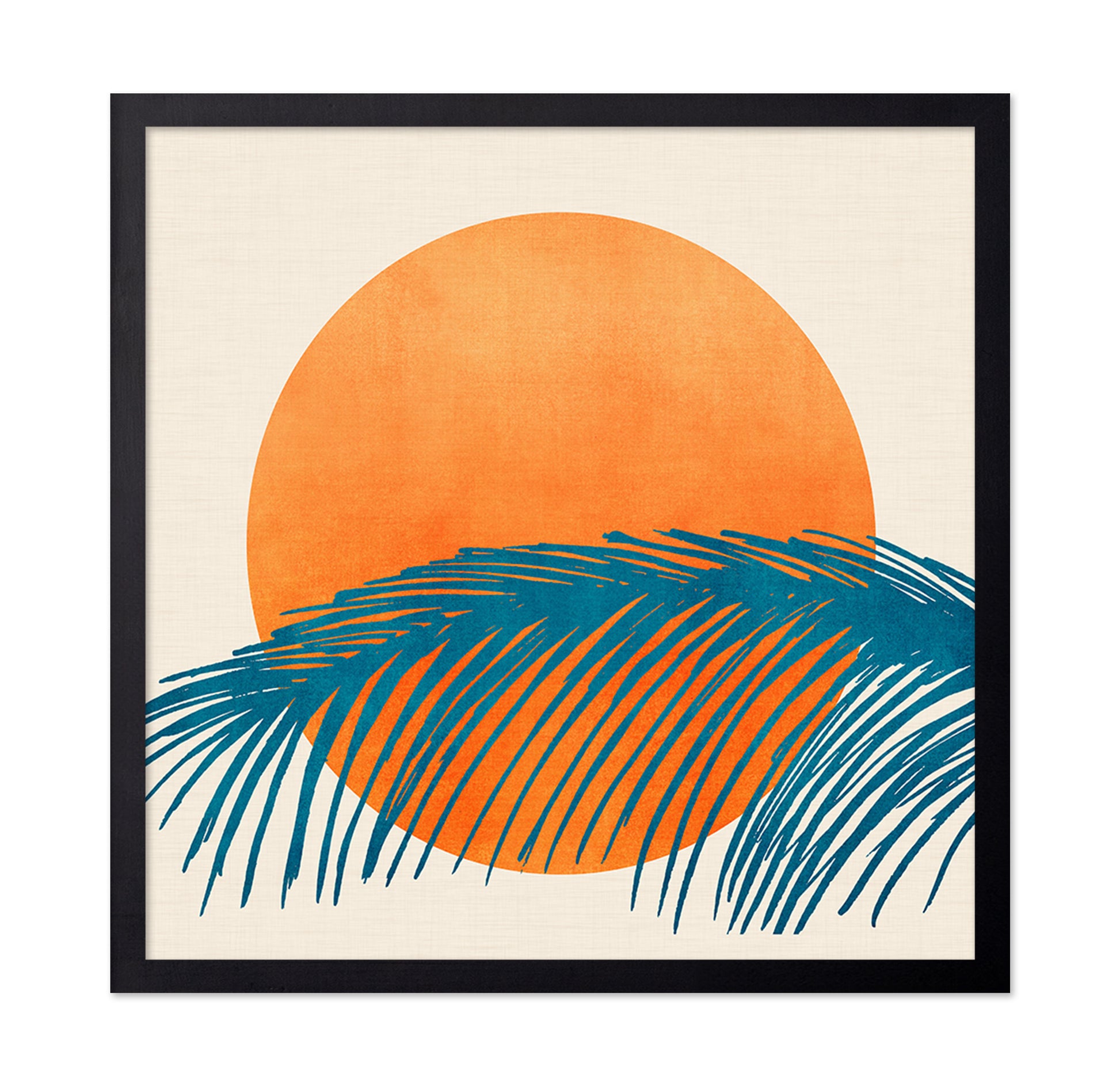 Retro Tropical Sunset