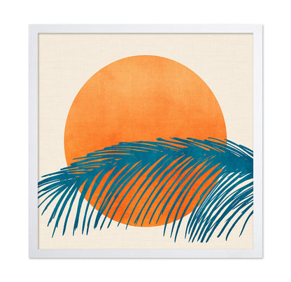 Retro Tropical Sunset