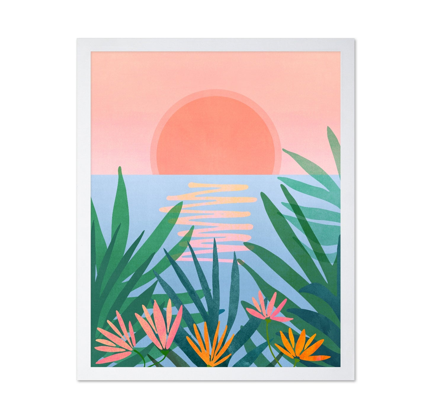 Peaceful Pink Sunset