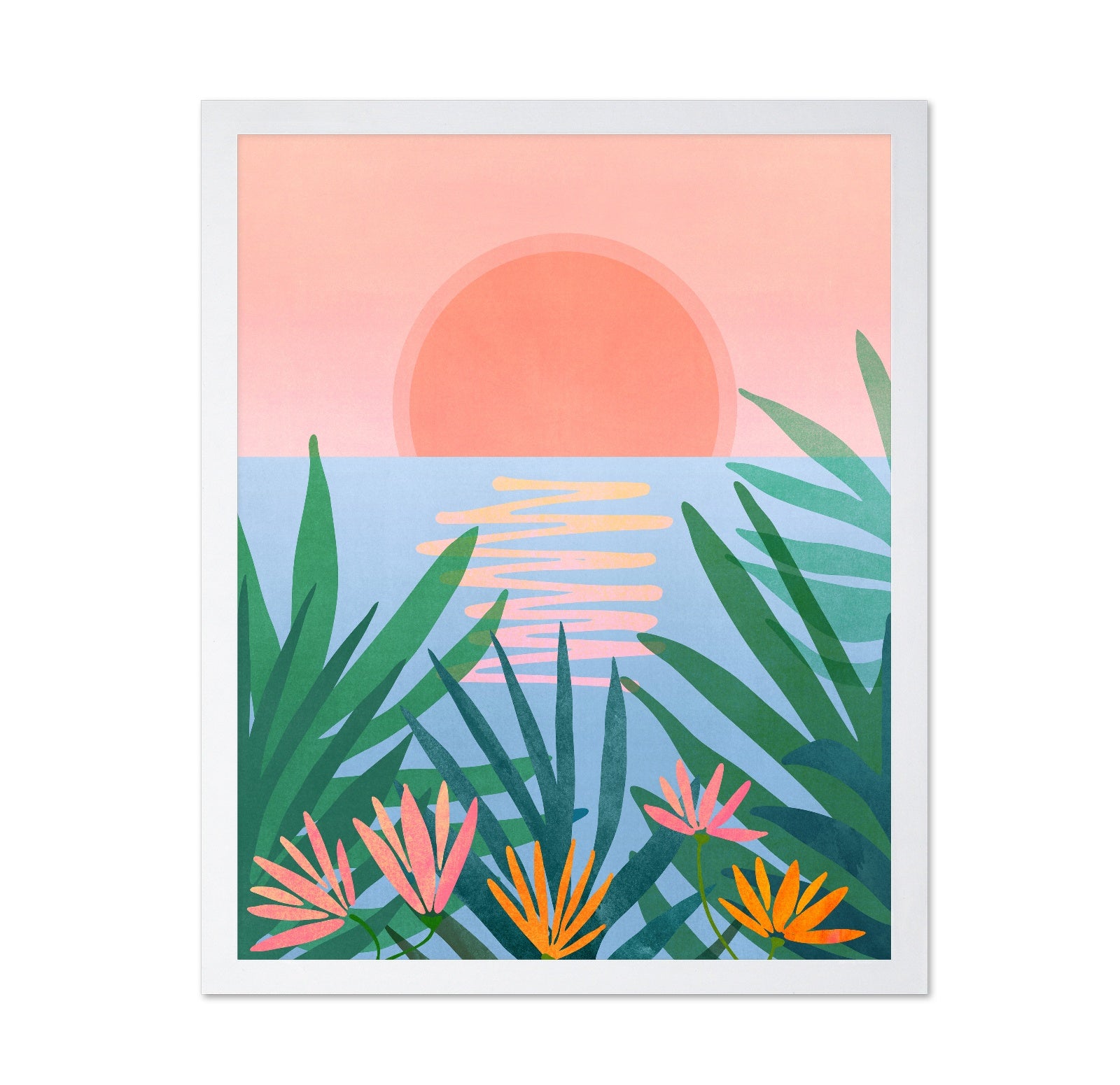 Peaceful Pink Sunset