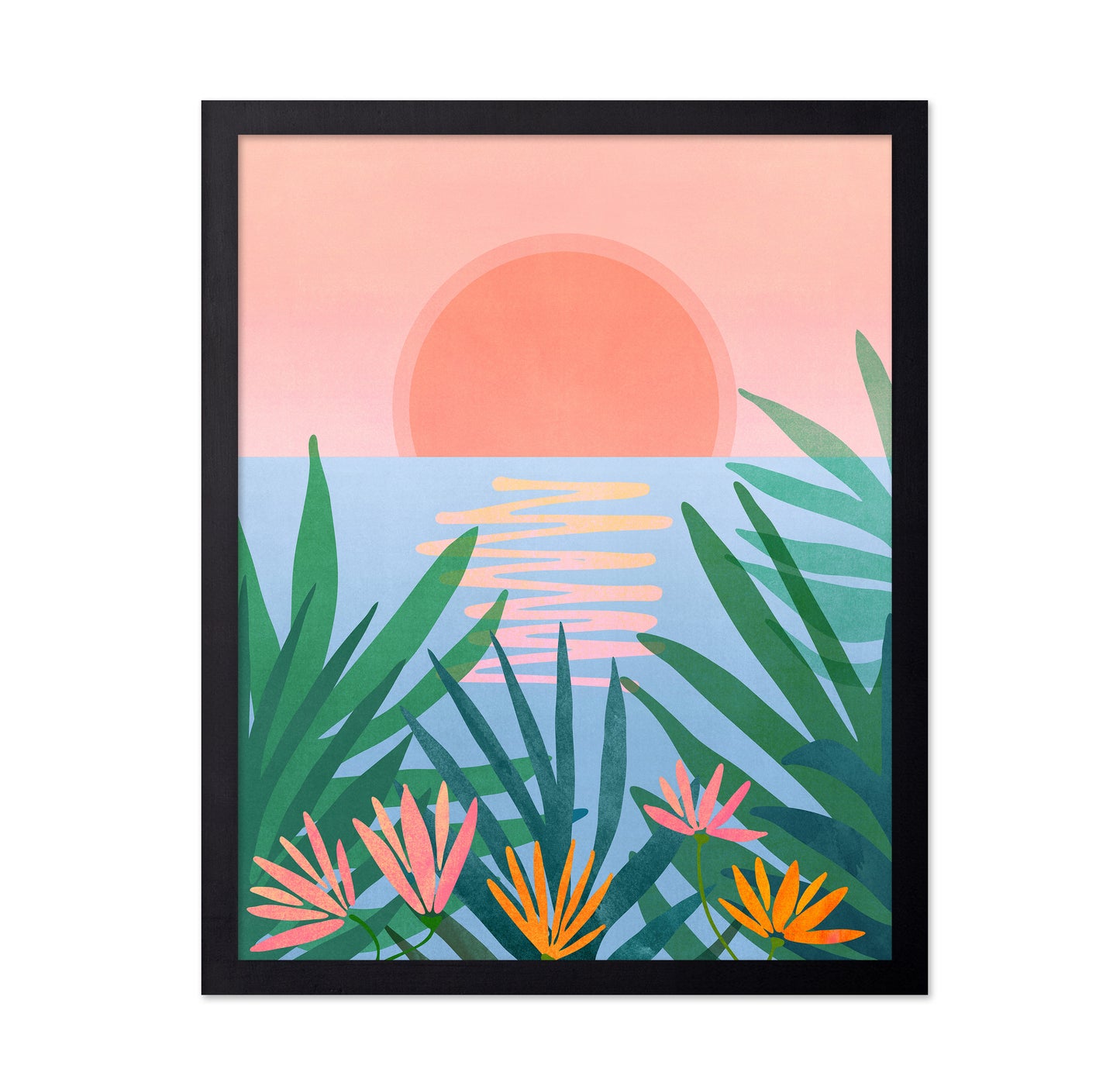Peaceful Pink Sunset