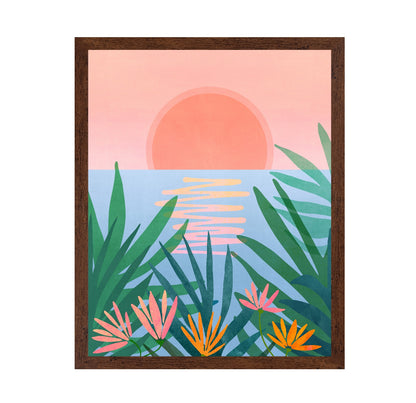 Peaceful Pink Sunset