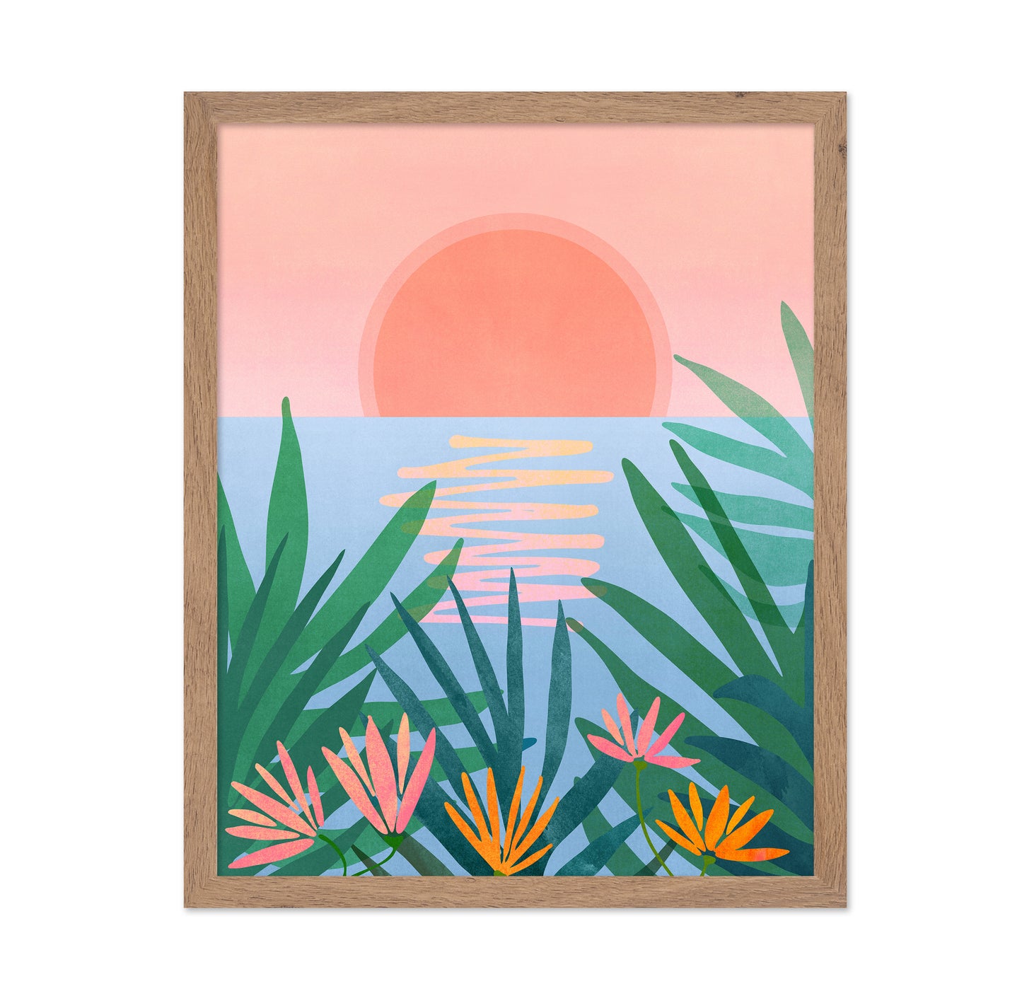 Peaceful Pink Sunset