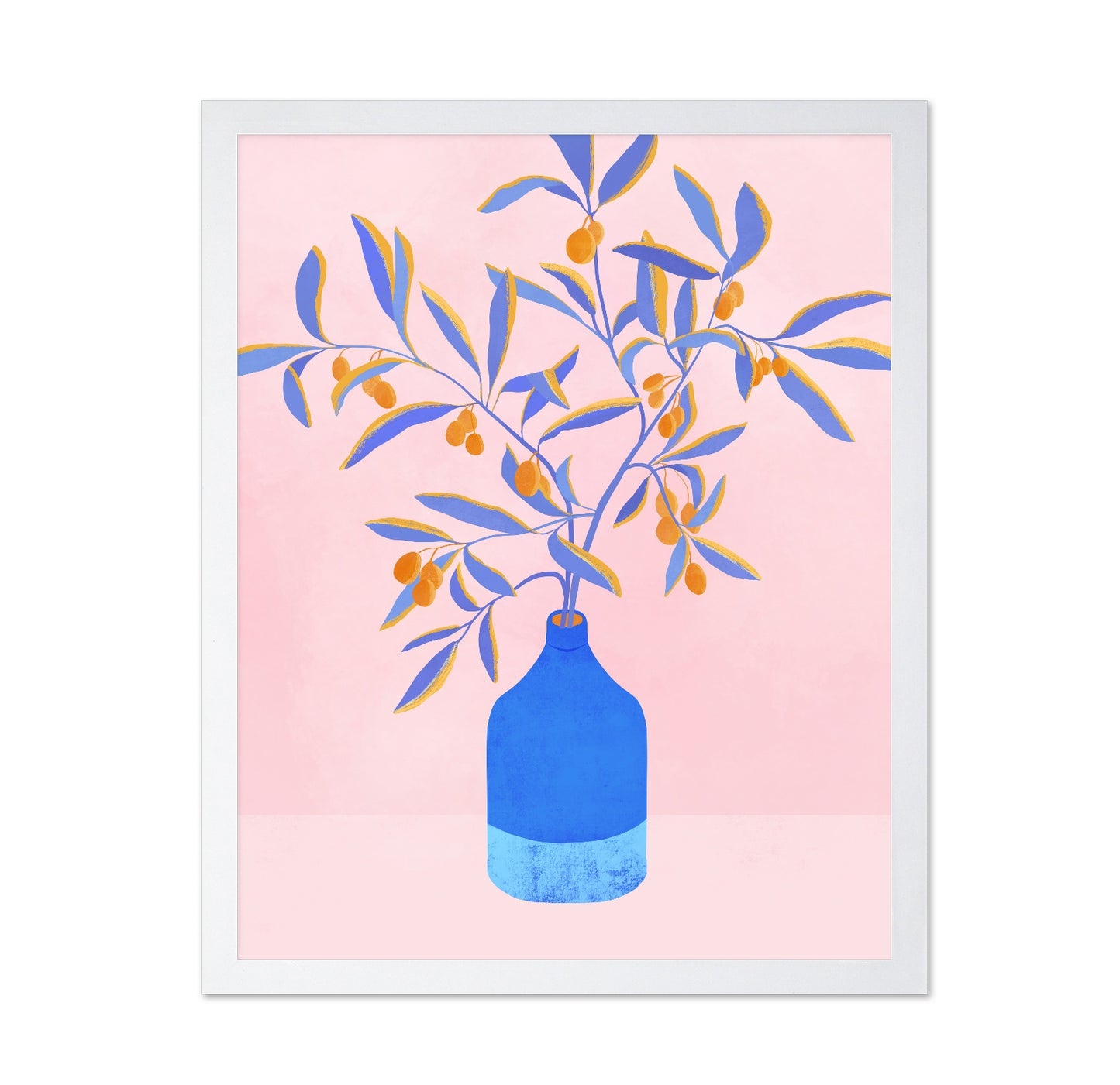 Blue Branches Still Life