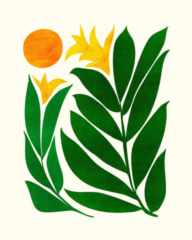 Mid Century Emerald Garden