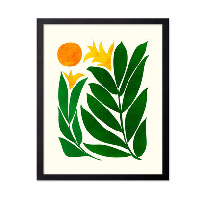Mid Century Emerald Garden