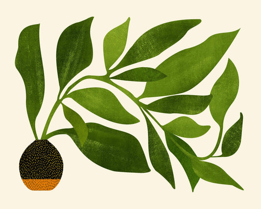 Modern Green Leaves