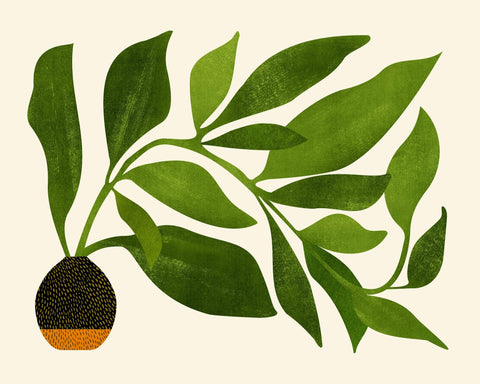 Modern Green Leaves