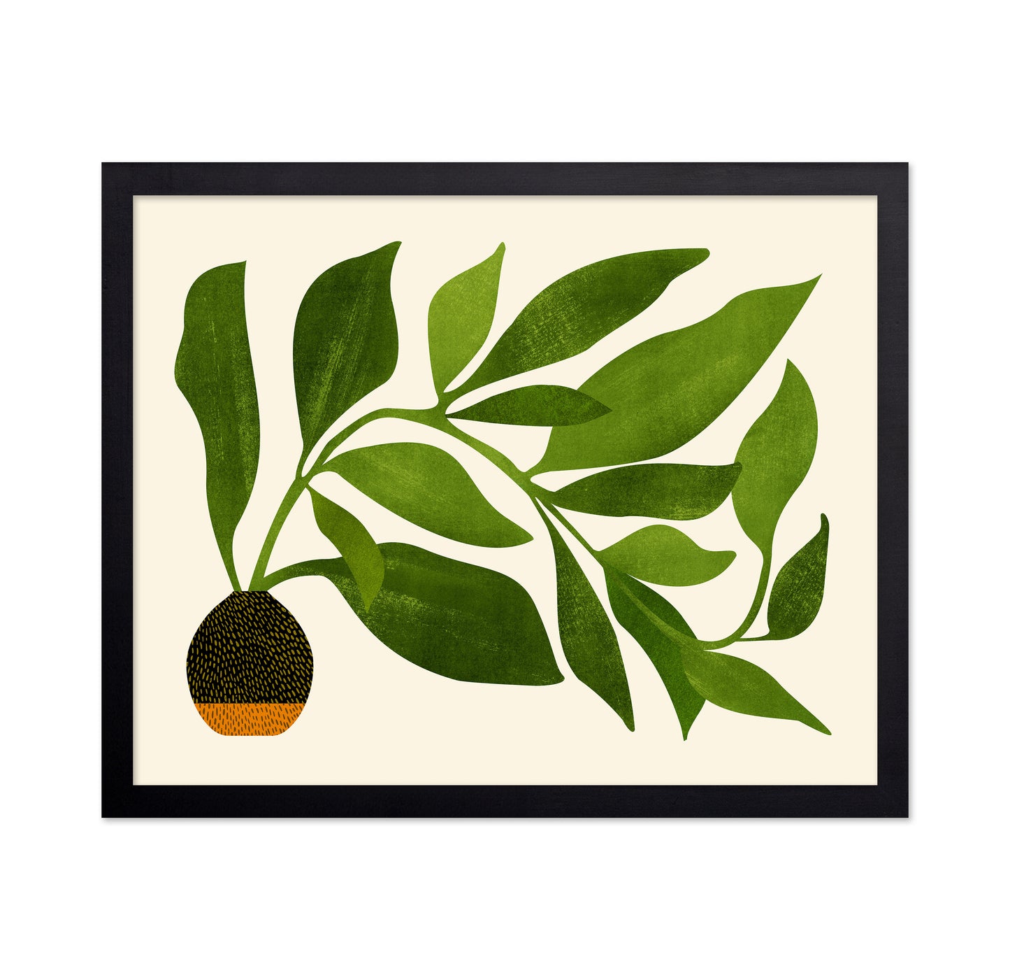 Modern Green Leaves