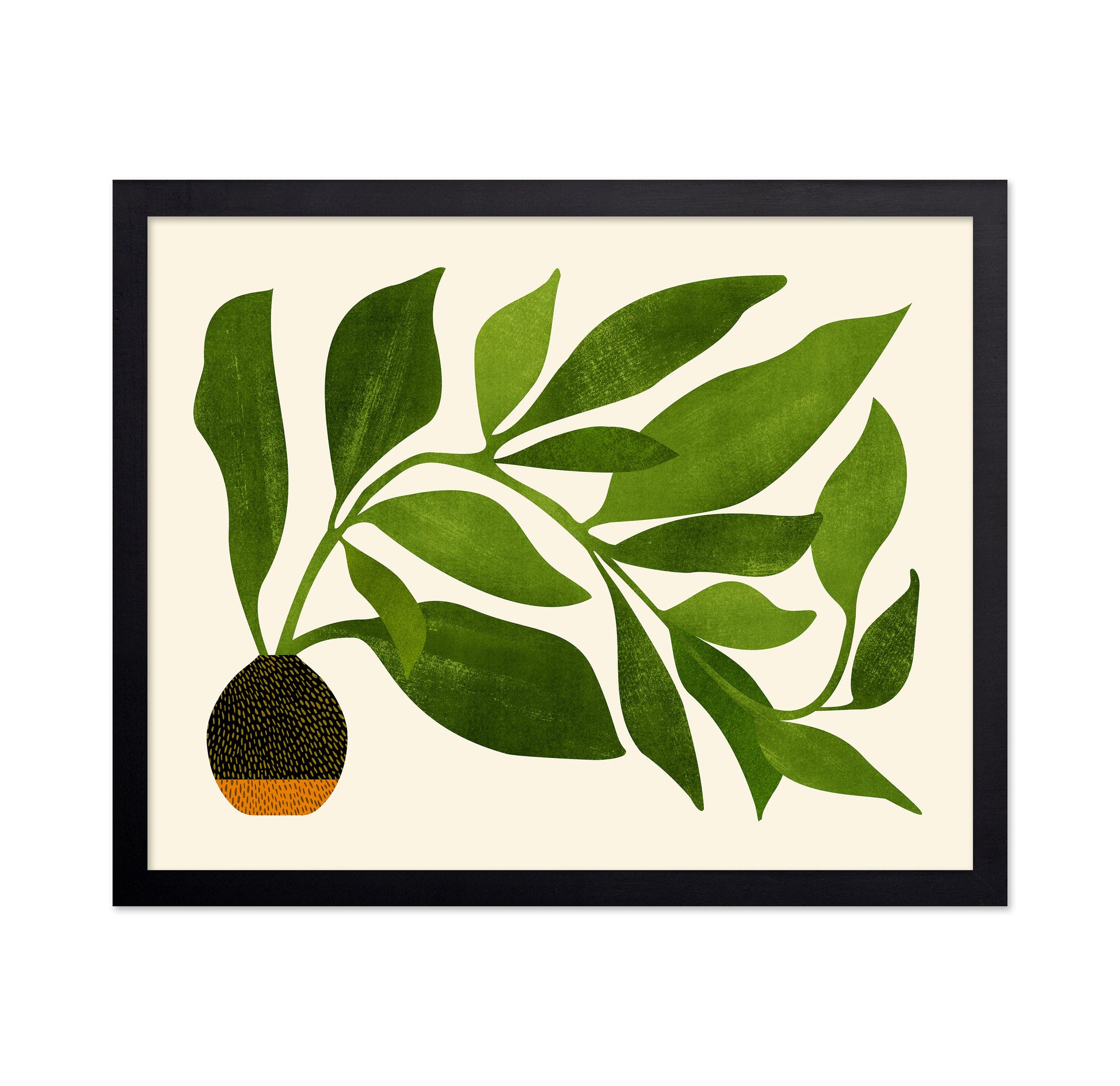 Modern Green Leaves