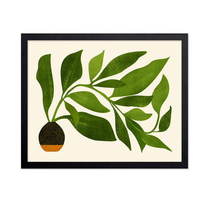 Modern Green Leaves