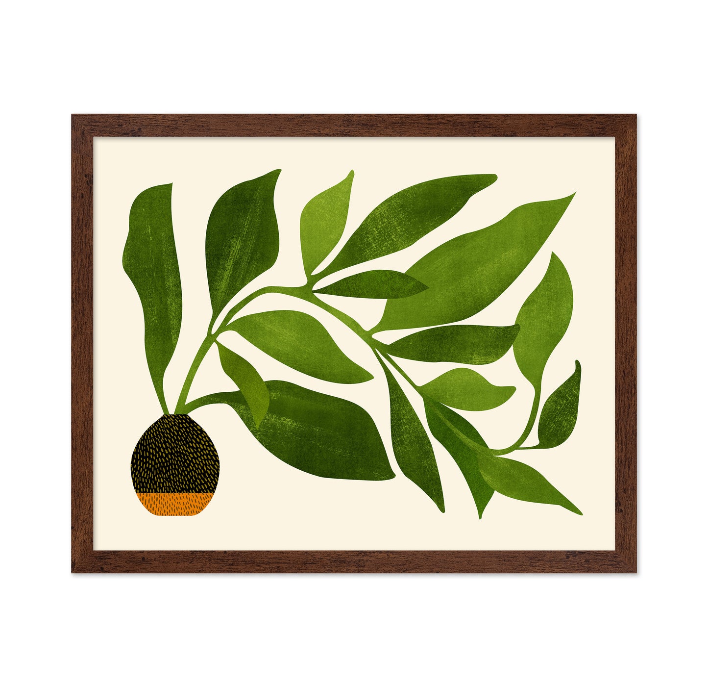 Modern Green Leaves