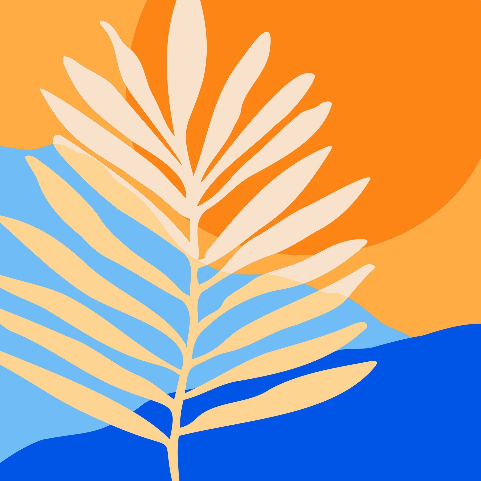 Sunny Palm Surface
