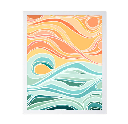 Sky and Sea Abstract