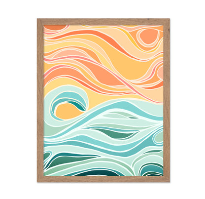 Sky and Sea Abstract