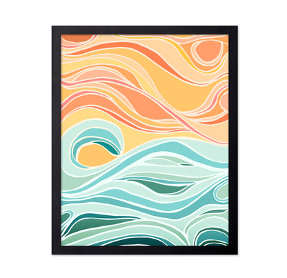 Sky and Sea Abstract