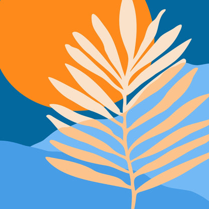 Sunny Palm Frond