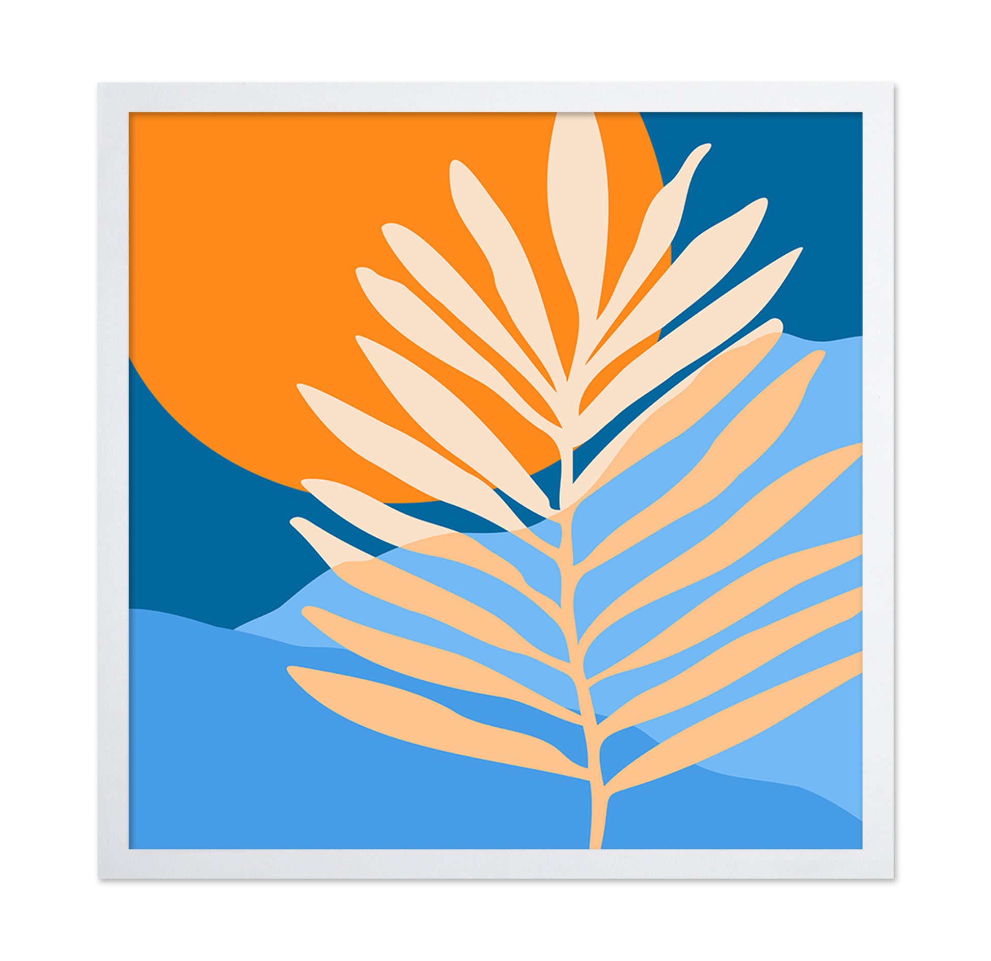 Sunny Palm Frond