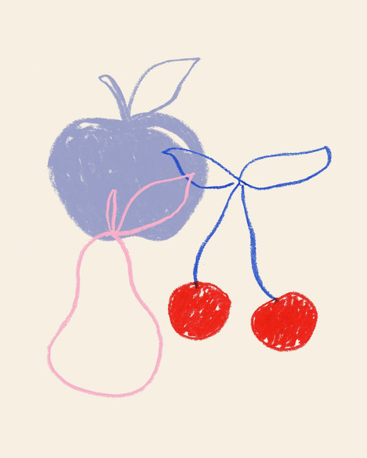 Apple Cherry and Pear
