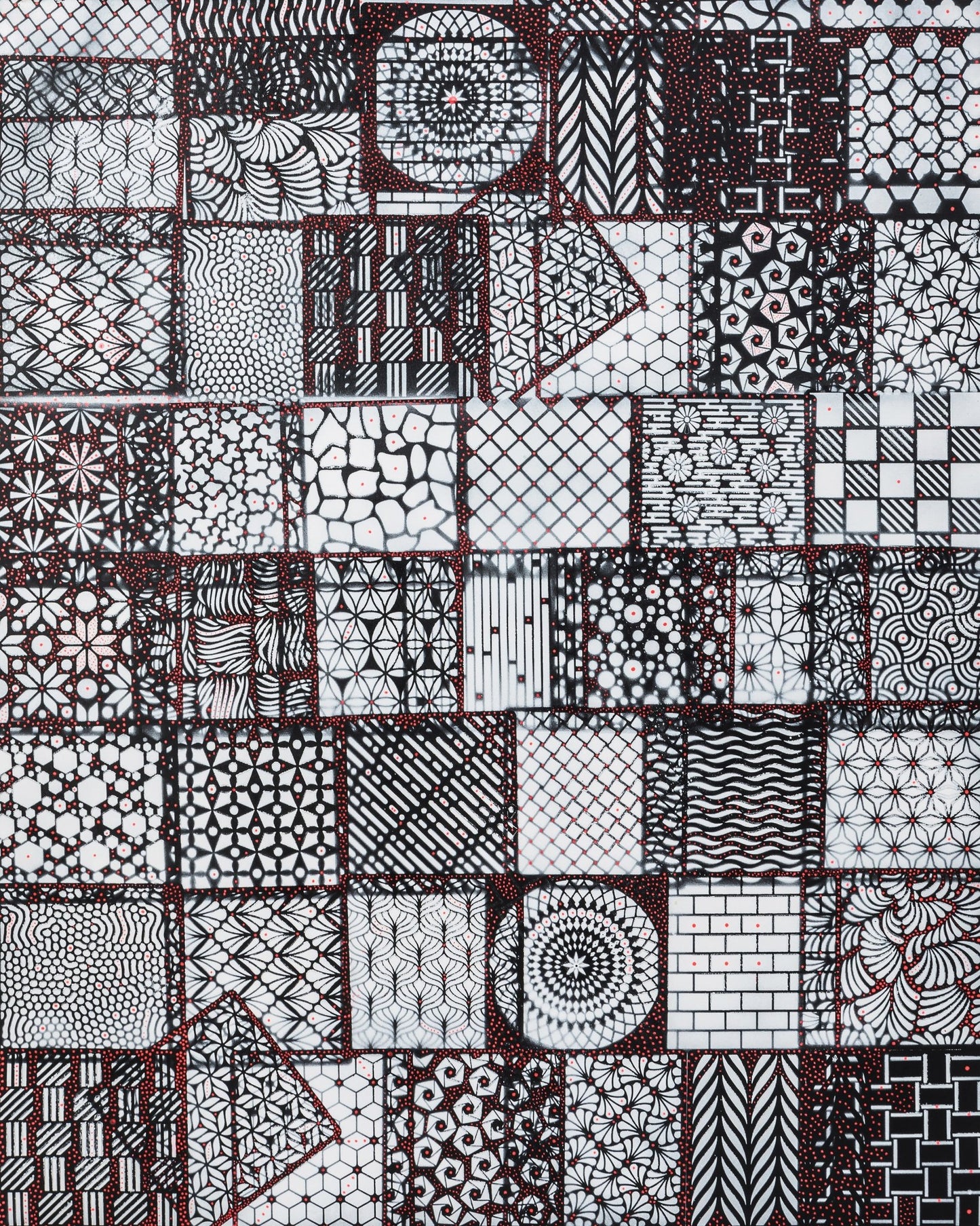 Zentangle Basket Weave