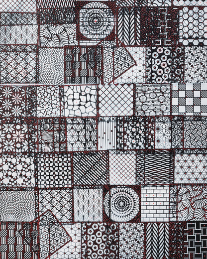 Zentangle Basket Weave