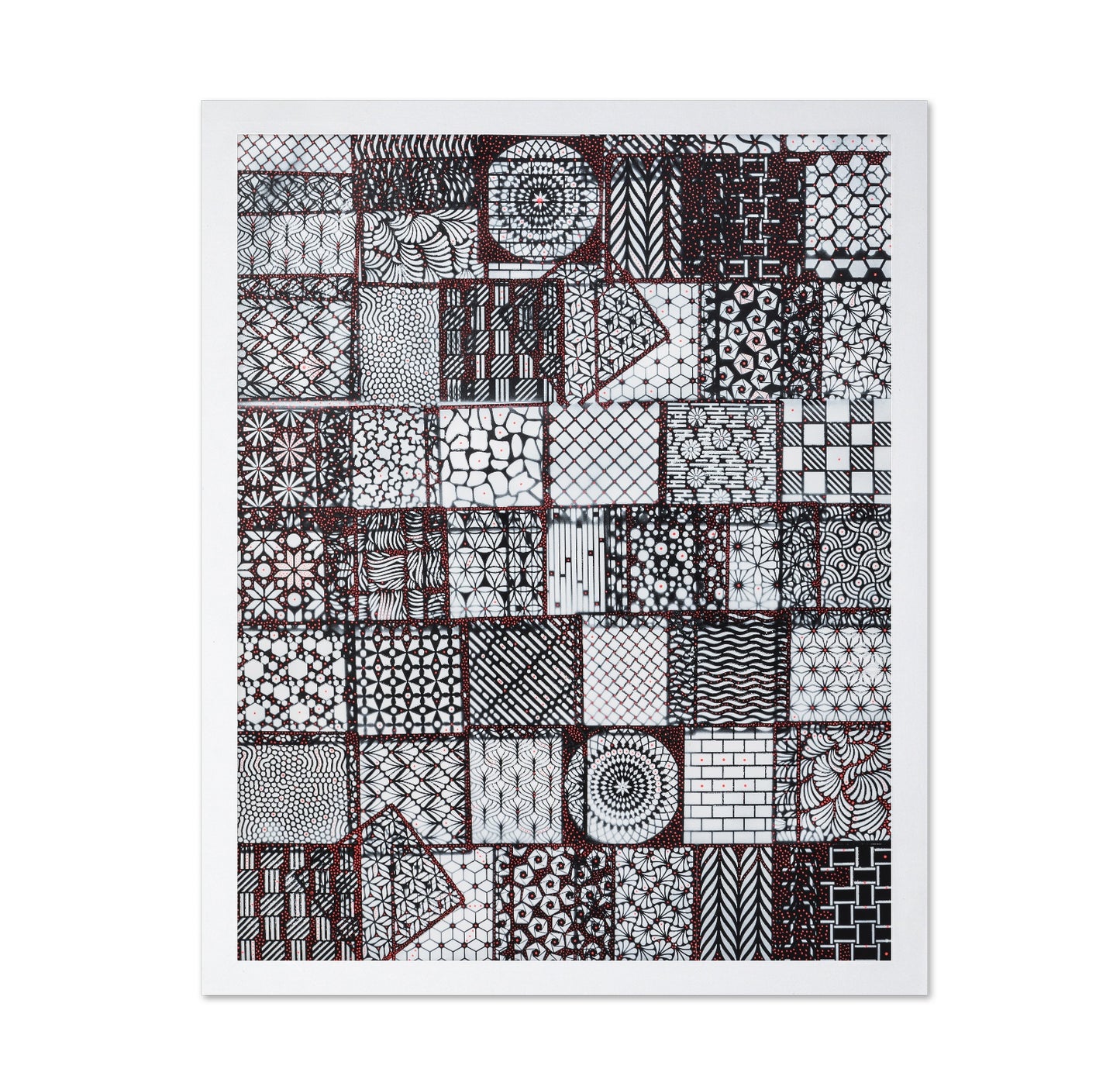 Zentangle Basket Weave