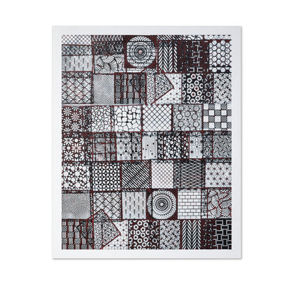 Zentangle Basket Weave