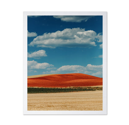 Red Mountain and Crops