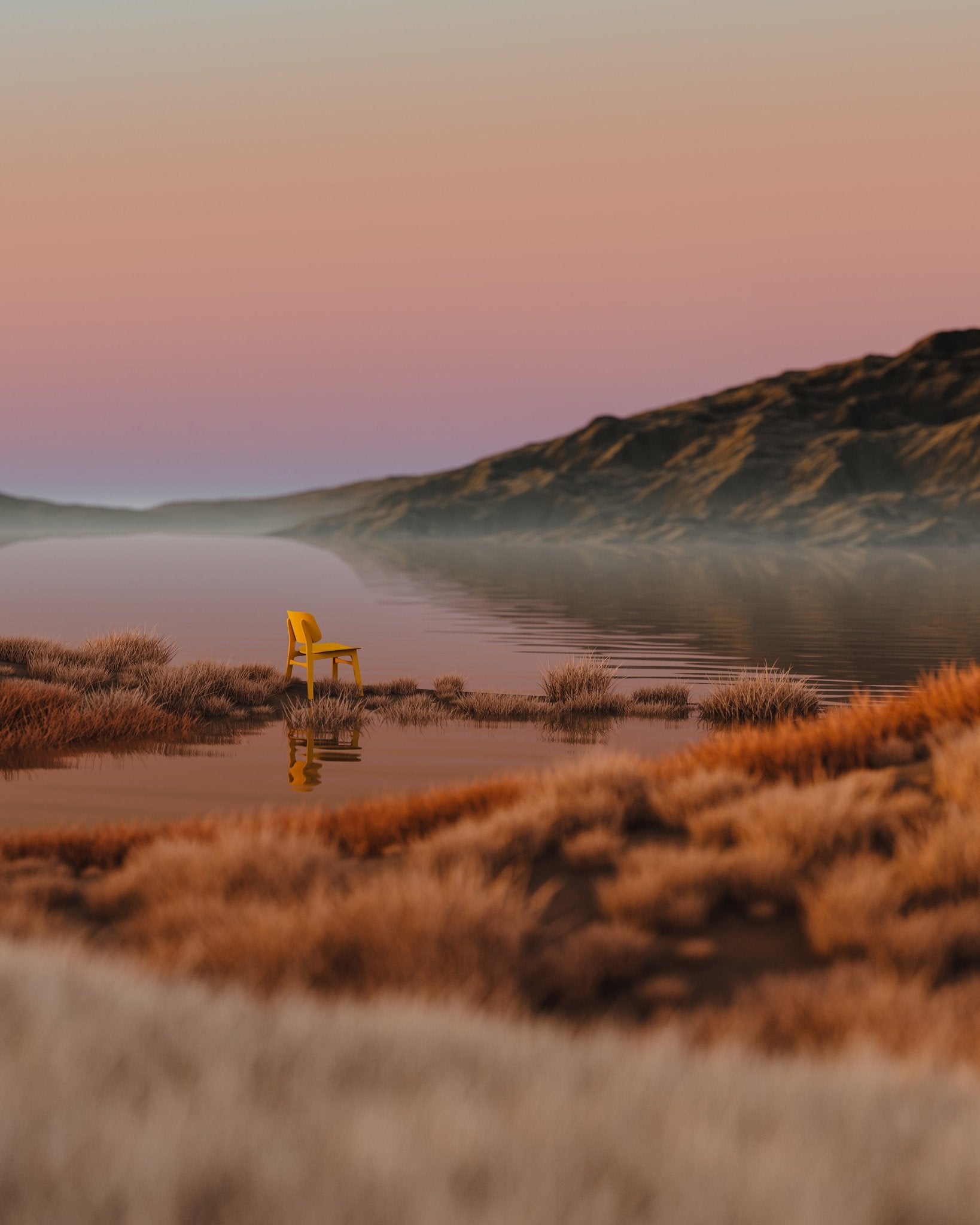 Lone Chair on Horizon