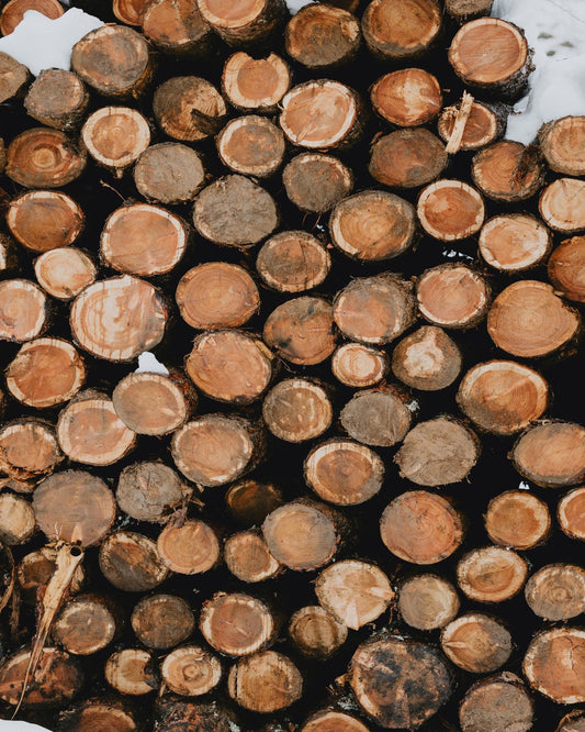 Stacked Wood Symphony