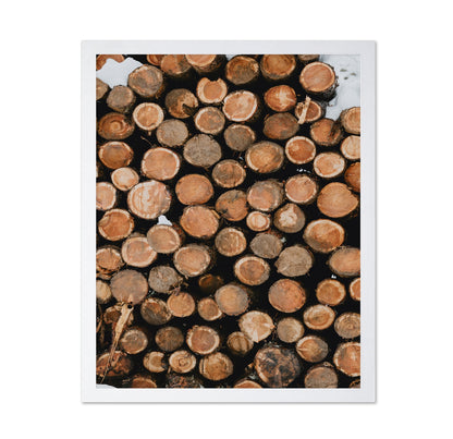 Stacked Wood Symphony
