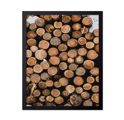 Stacked Wood Symphony
