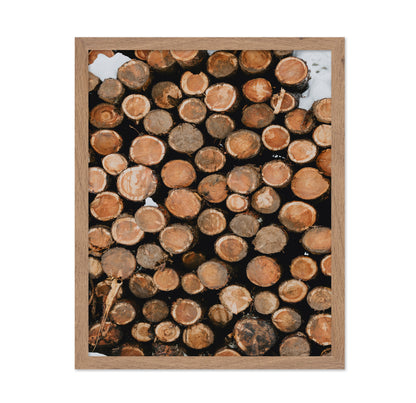 Stacked Wood Symphony
