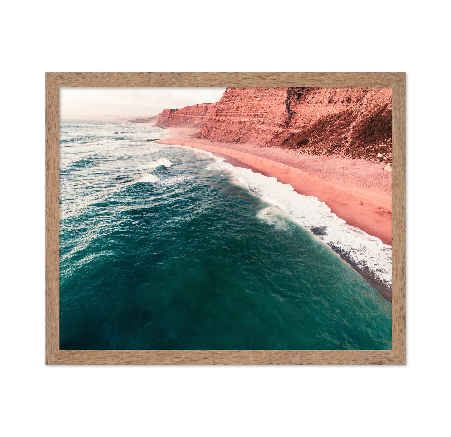 Coastal Landscape With Towering Cliffs