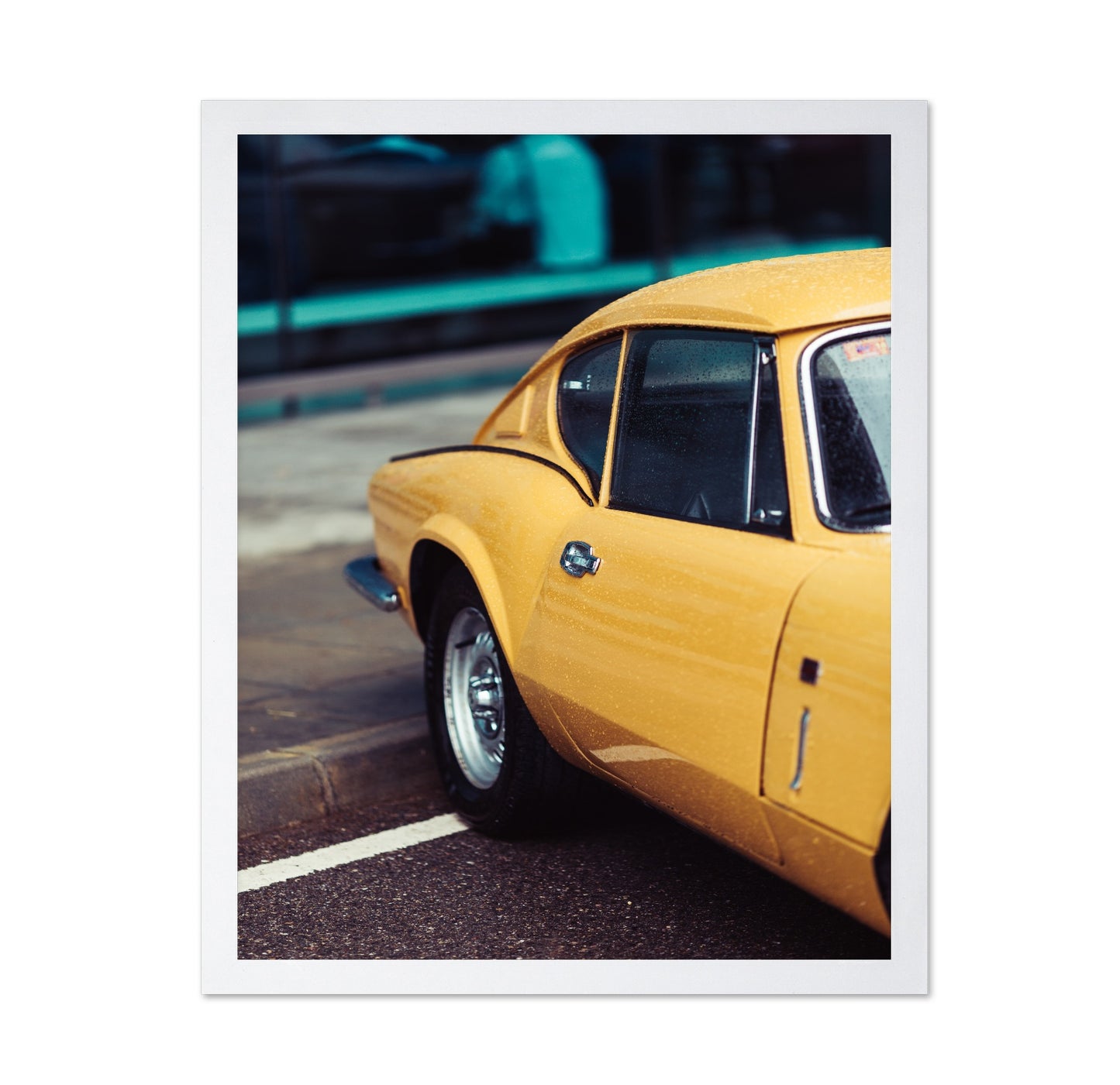 Vintage Yellow Car