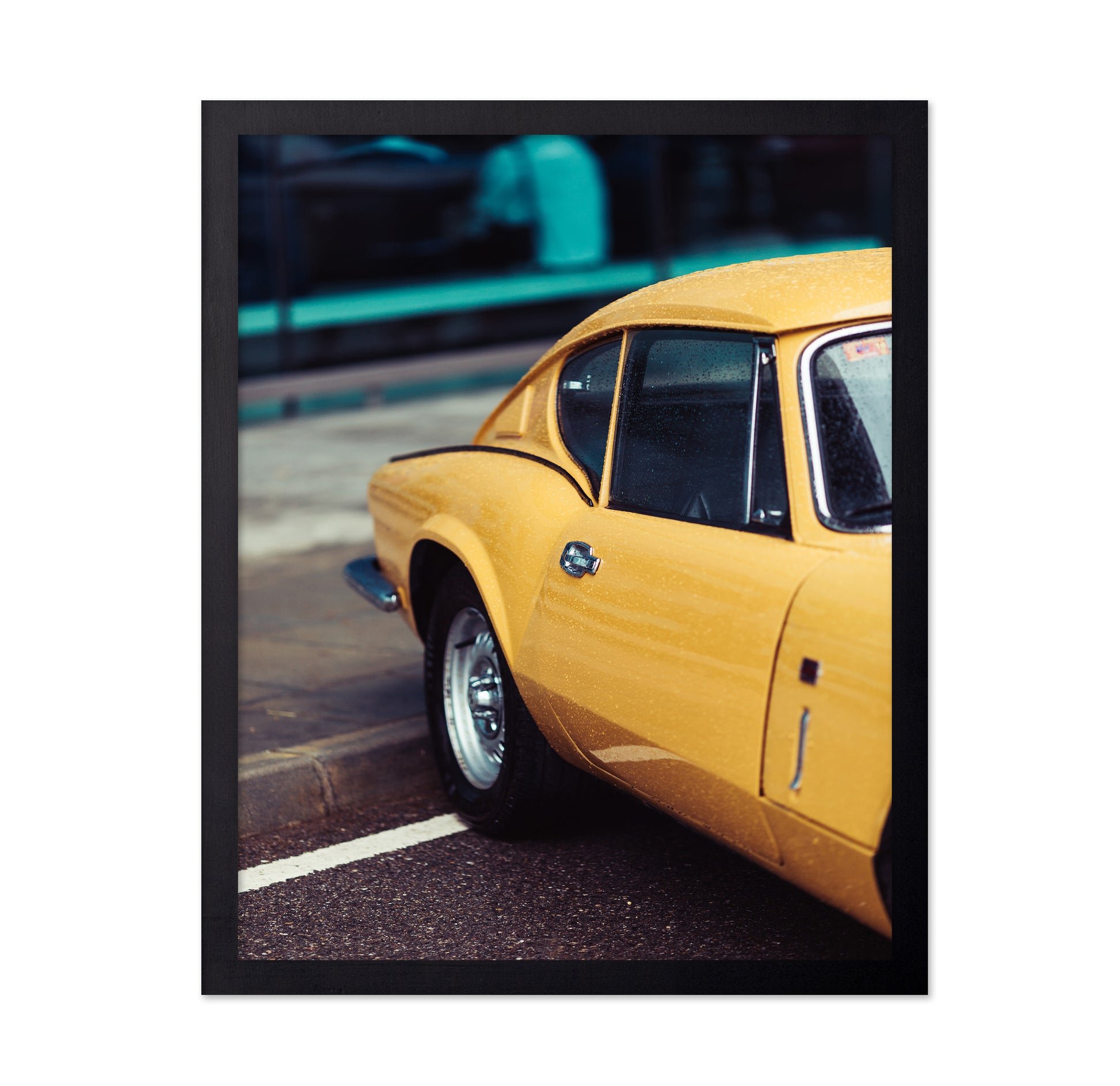Vintage Yellow Car