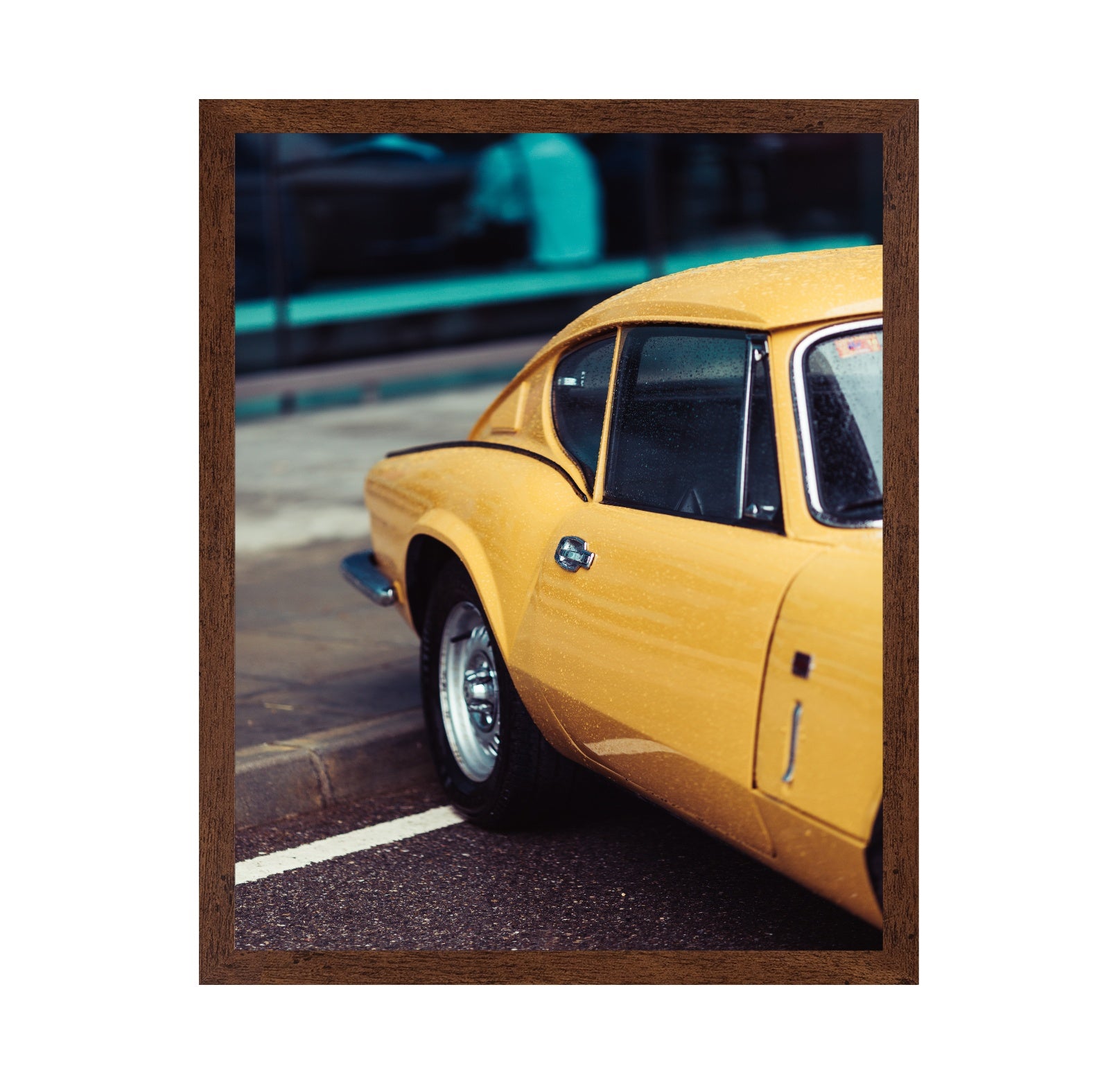 Vintage Yellow Car