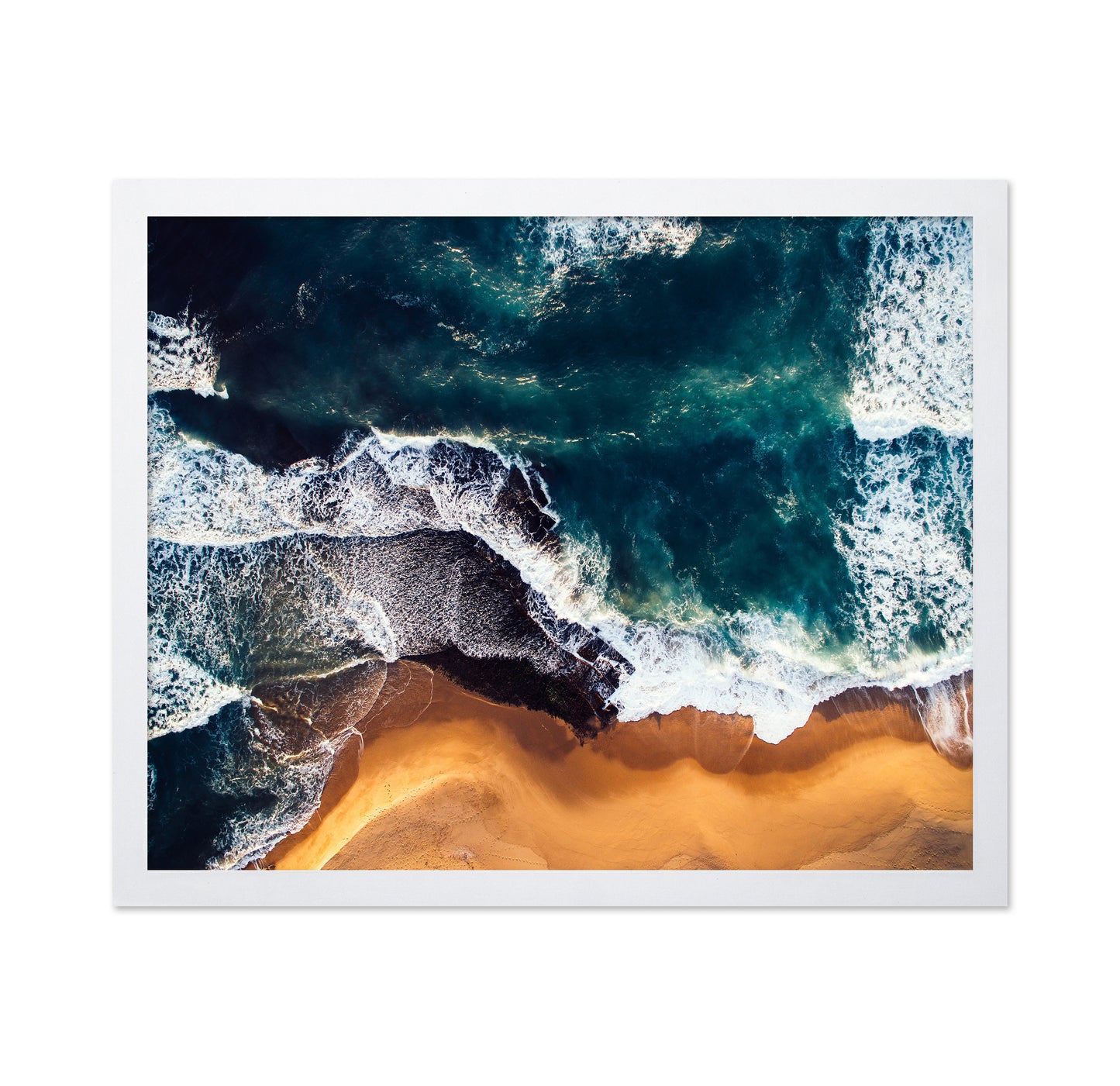 Deep Blue Ocean Waves