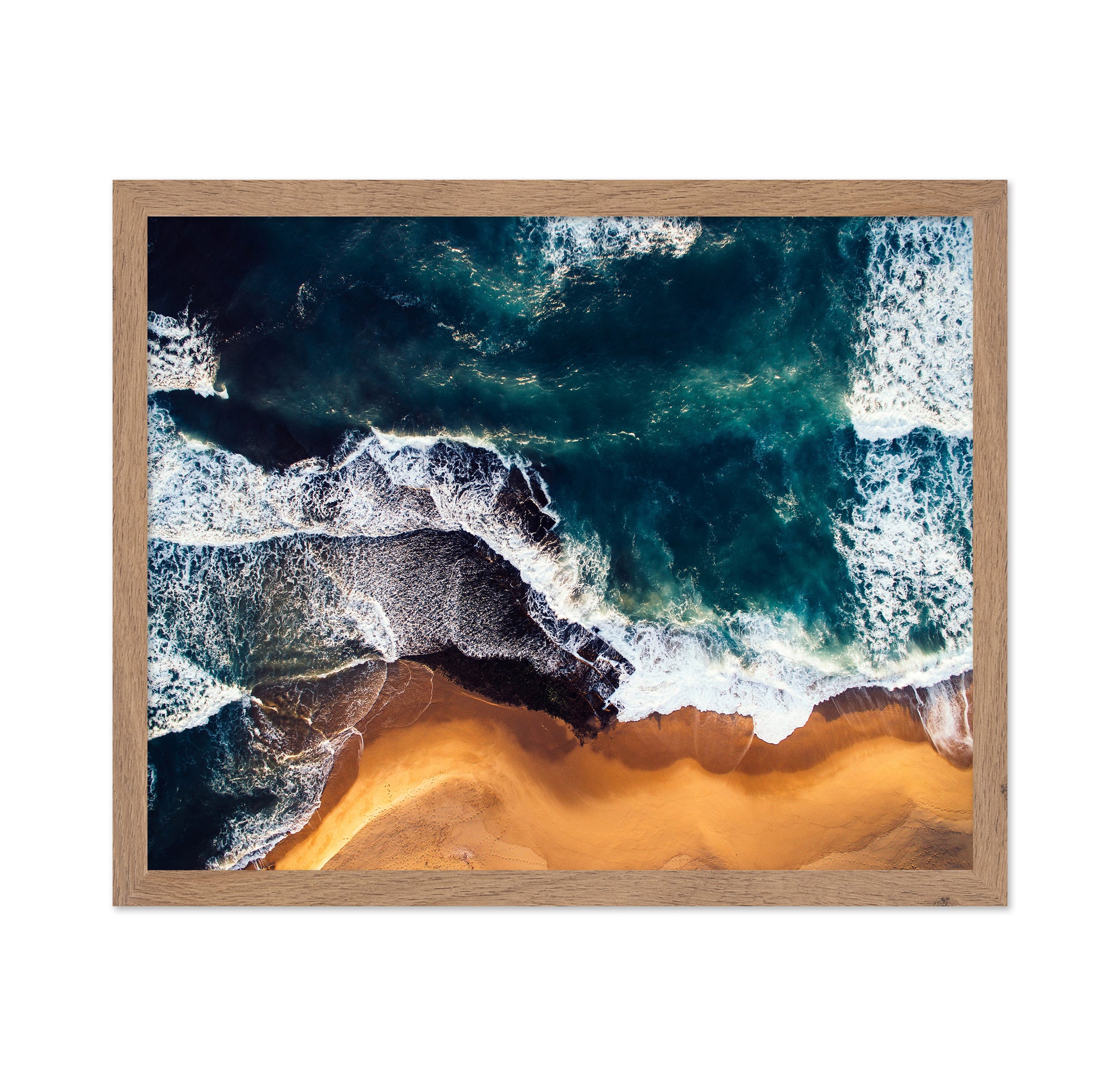 Deep Blue Ocean Waves
