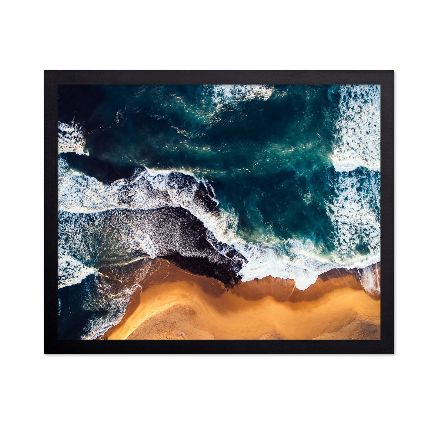 Deep Blue Ocean Waves