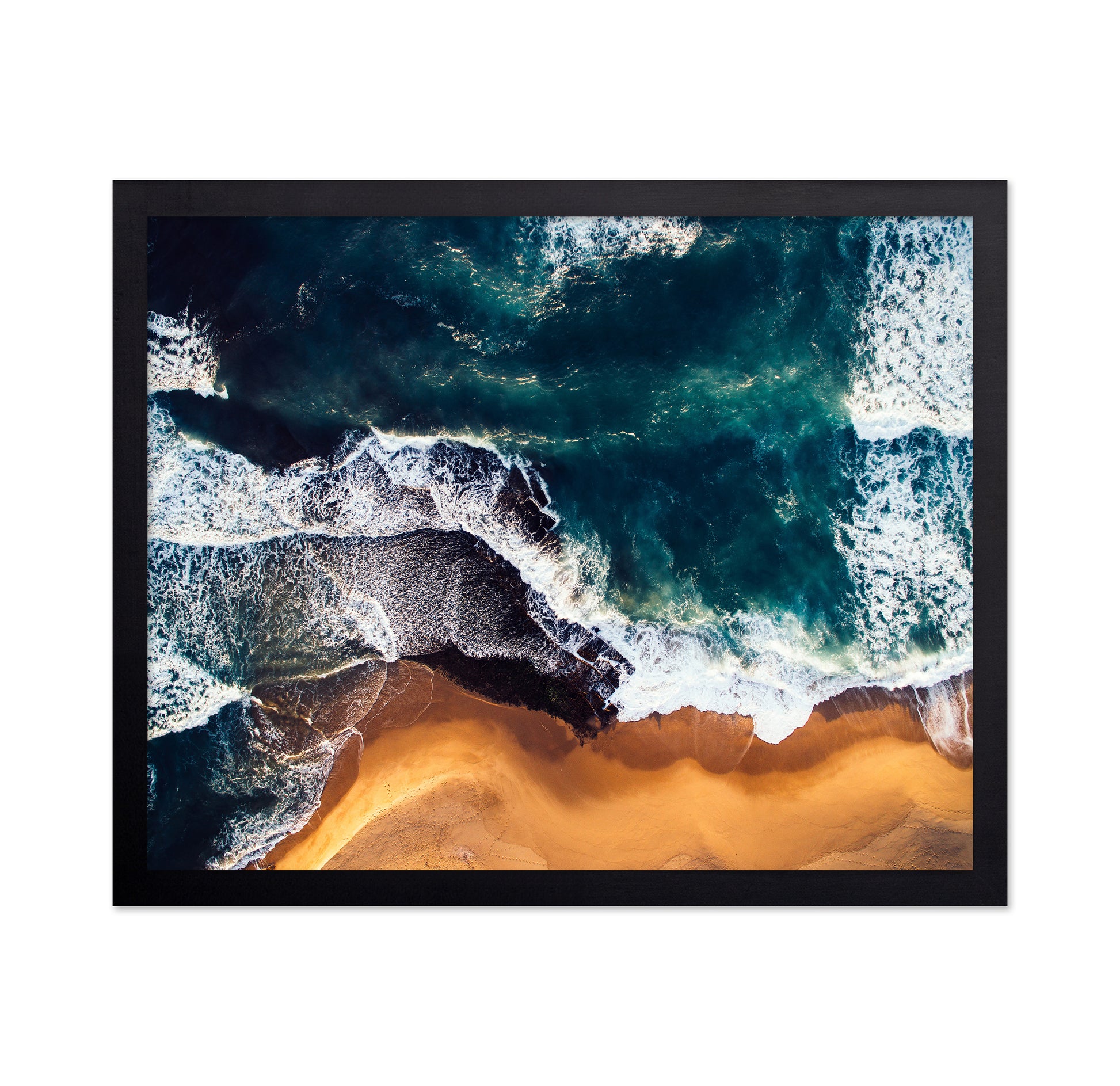 Deep Blue Ocean Waves