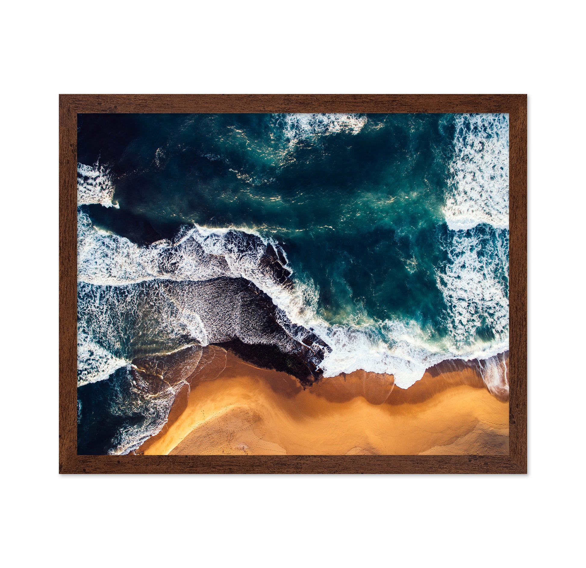 Deep Blue Ocean Waves