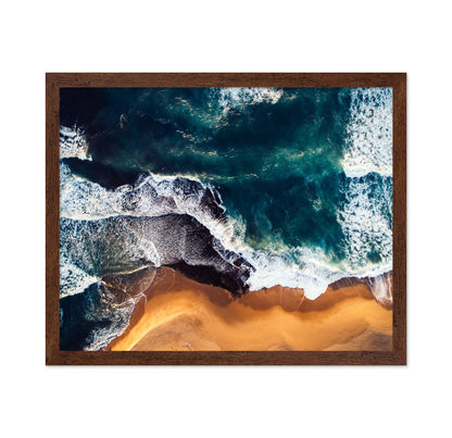 Deep Blue Ocean Waves