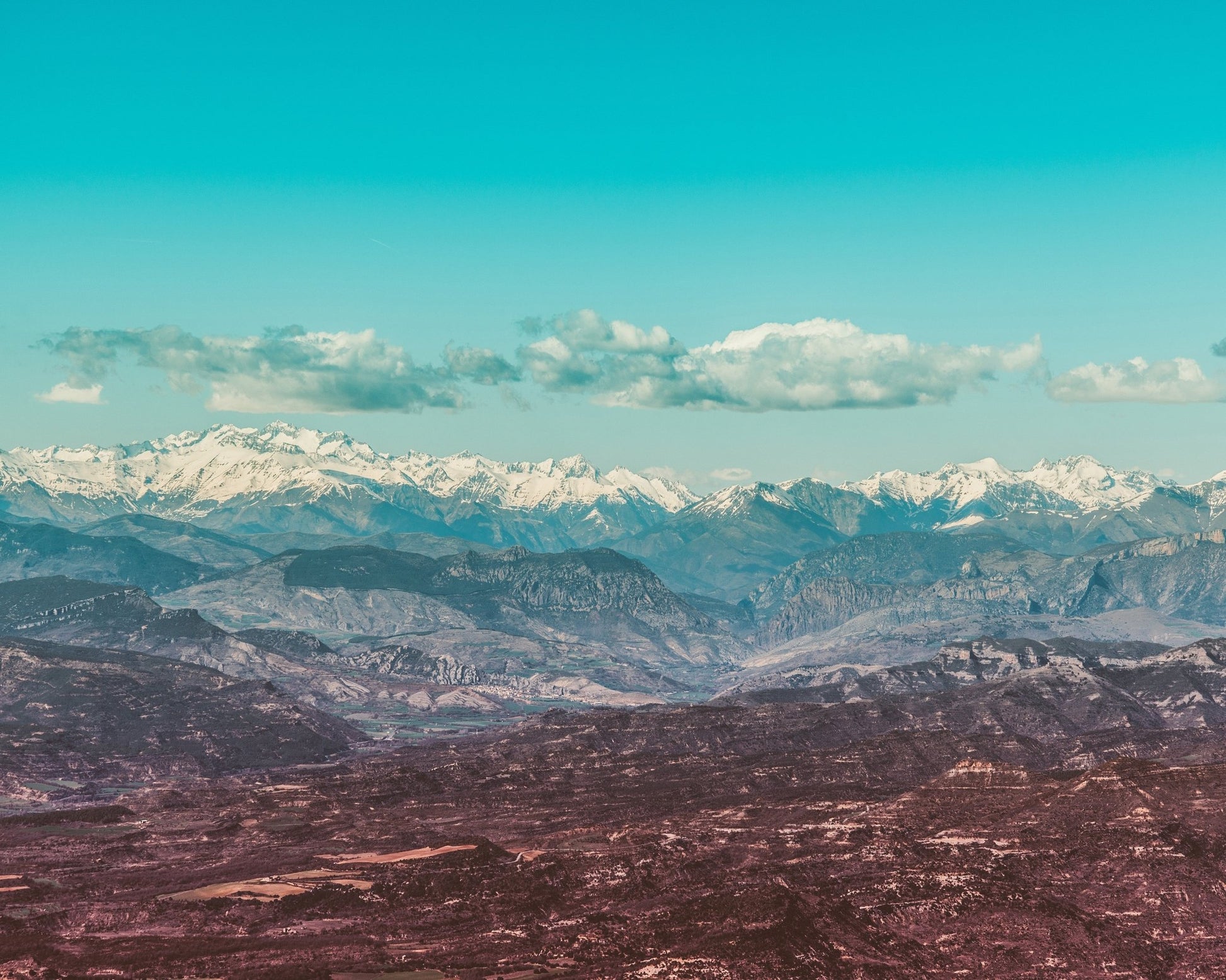 Mountains Under Sky