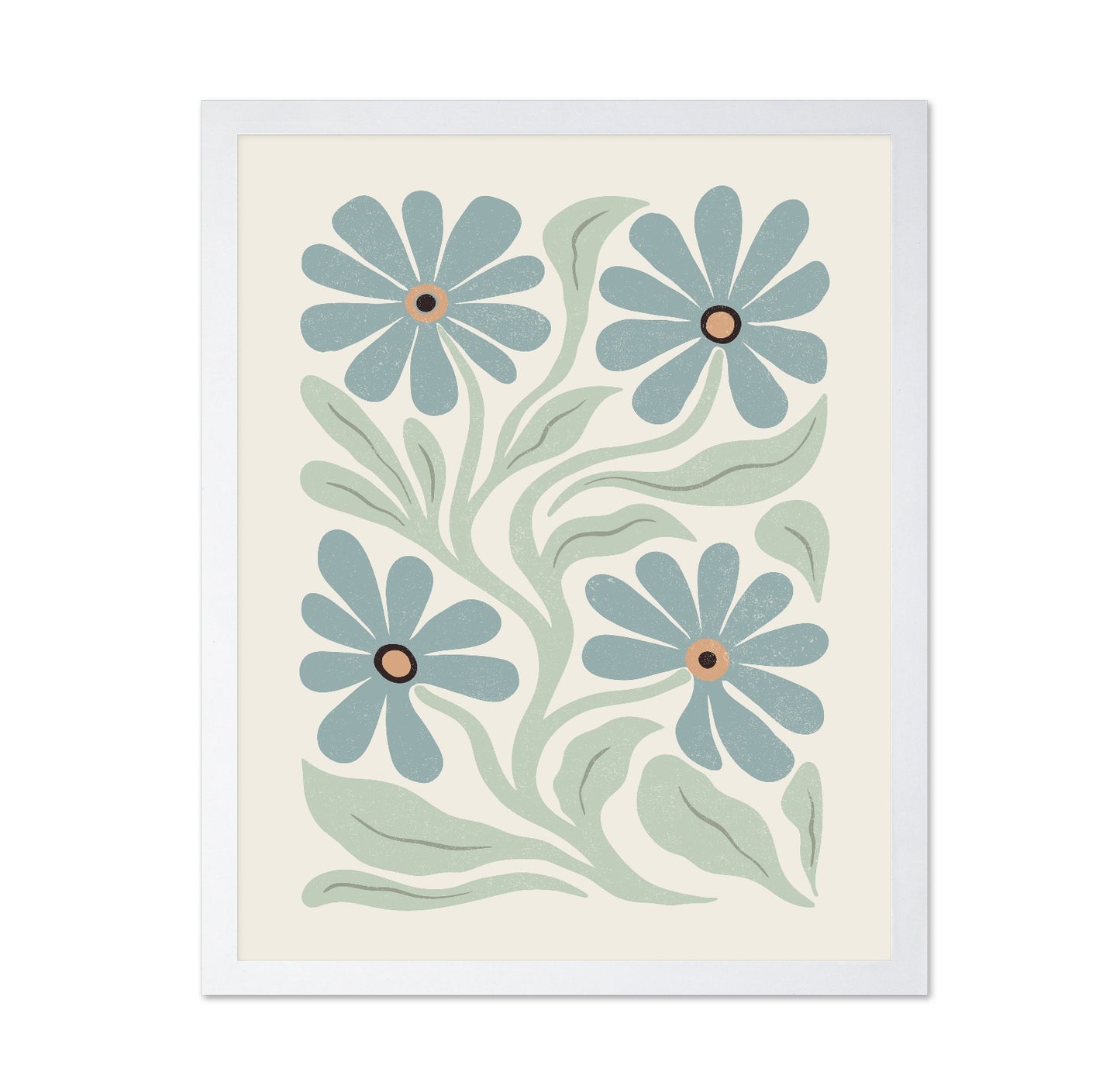Floral Dance in Blue