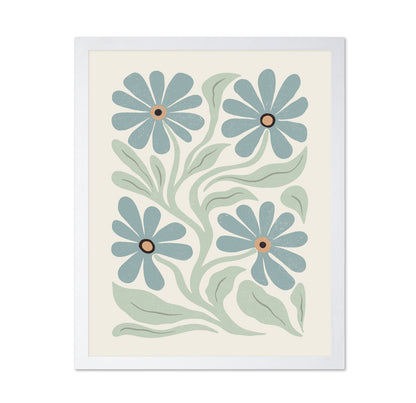 Floral Dance in Blue