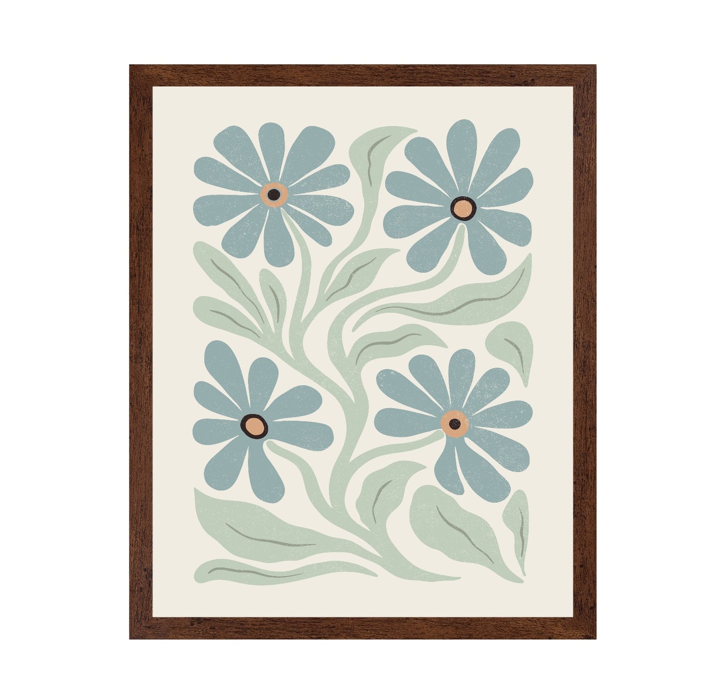 Floral Dance in Blue