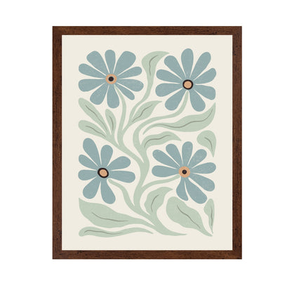 Floral Dance in Blue